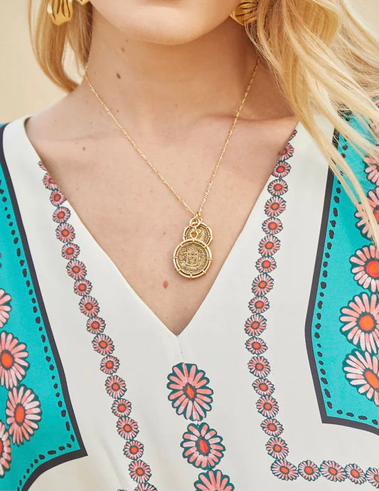 Capri Medallion Necklace