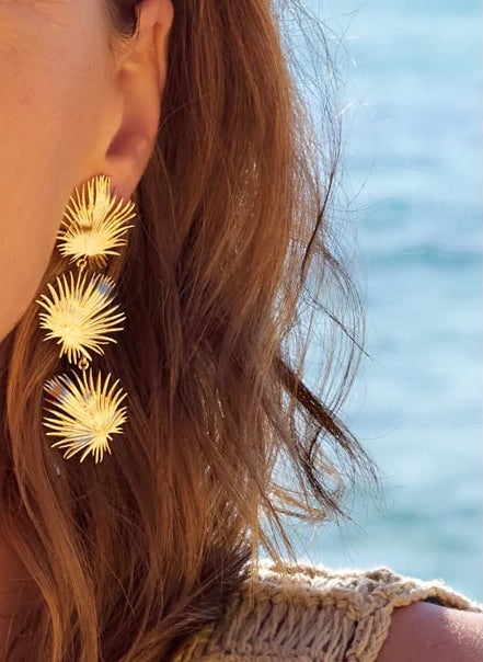 Elin Palm Earrings