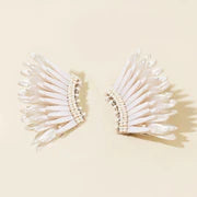 Mini Madeline Raffia Earrings