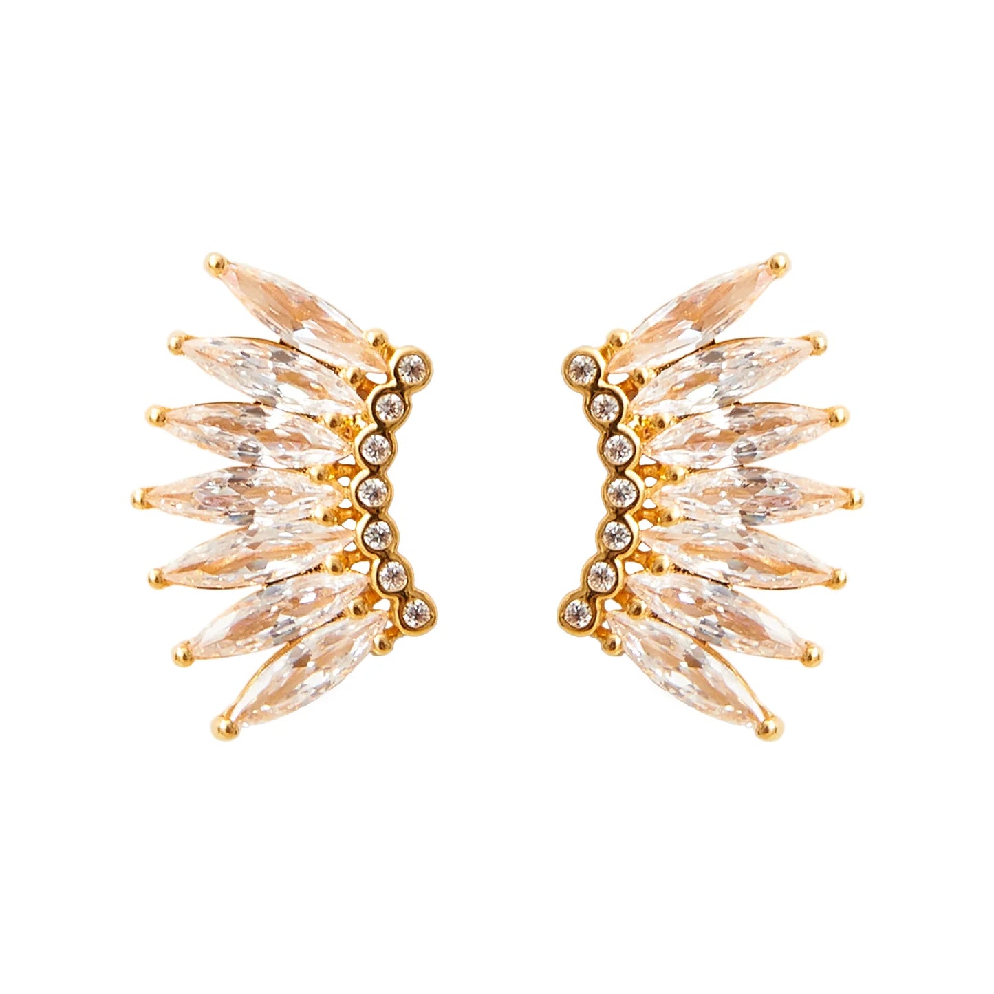 Petite Crystal Madeline Studs