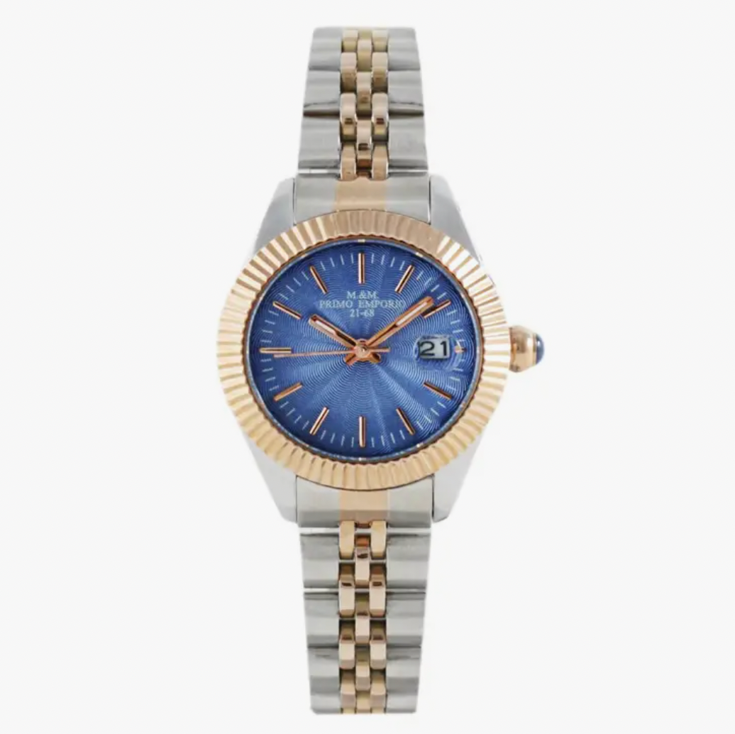 M&M Primo Emporio Two-Tone Women'S Watch 27mm Lady Date 1050ARB