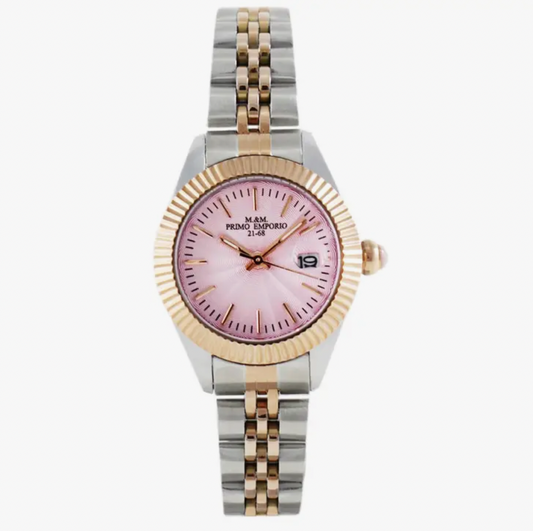 M&M Primo Emporio Two-Tone Women'S Watch 27mm Lady Date 1050ARRO