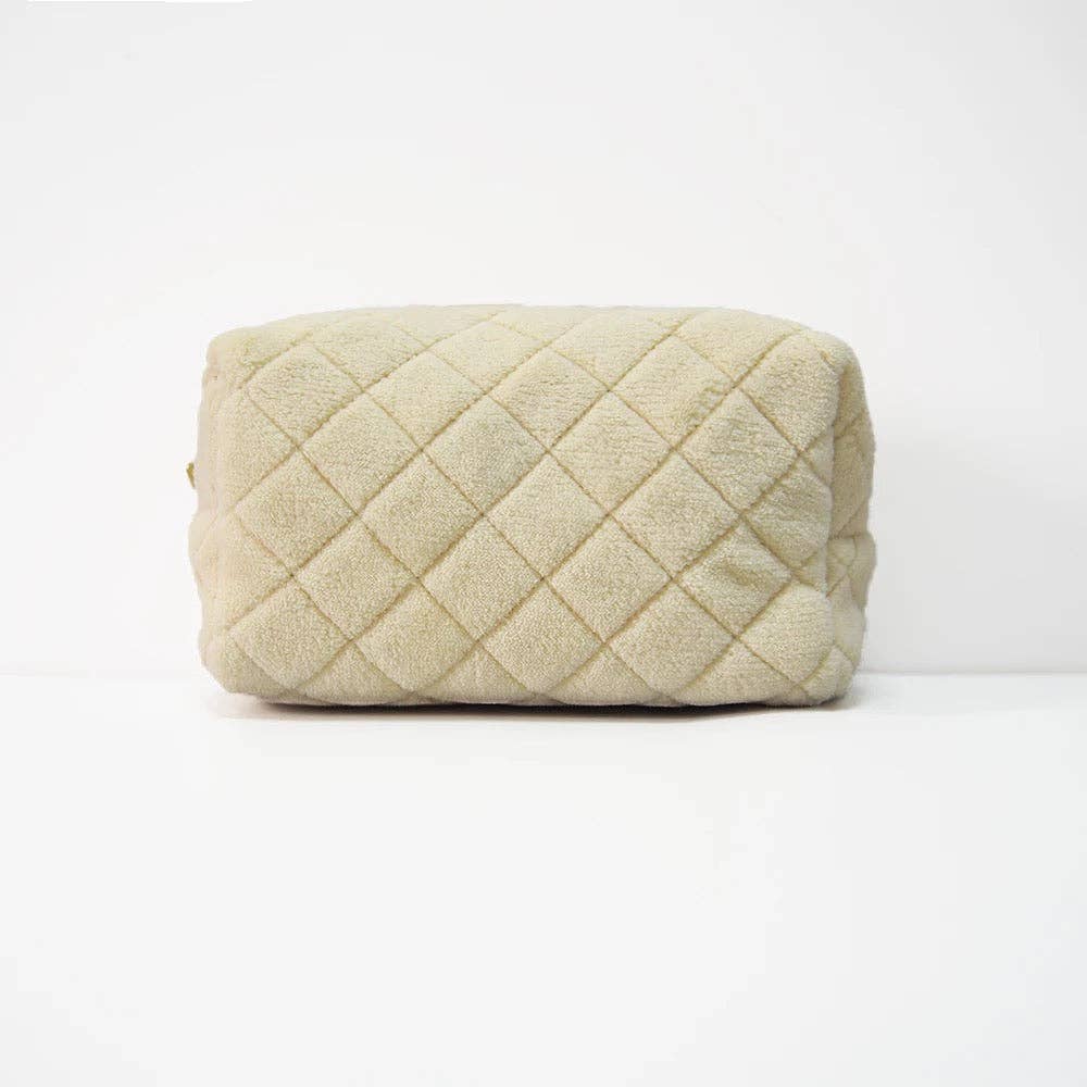 Terry Cloth Cosmetic Bag