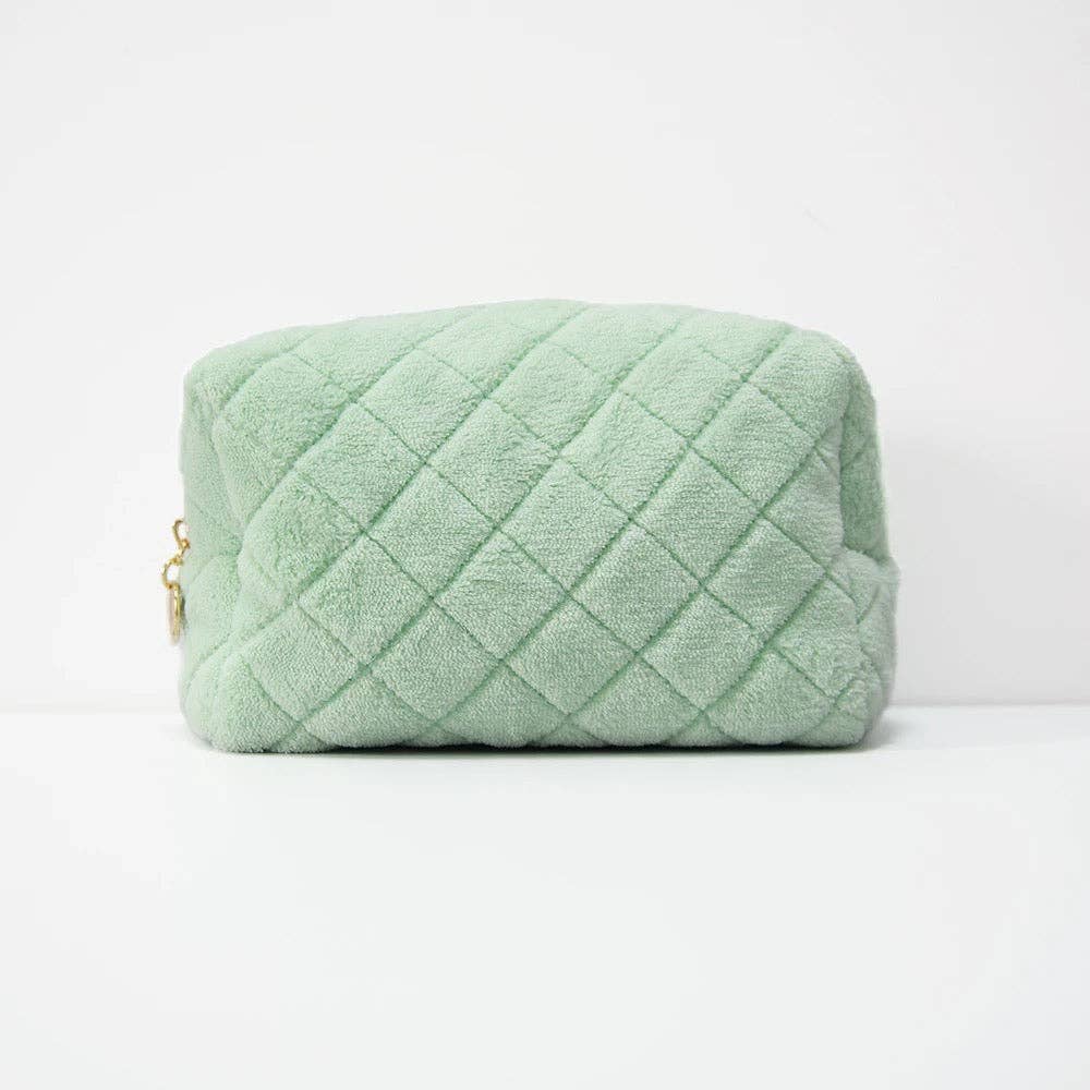 Terry Cloth Cosmetic Bag